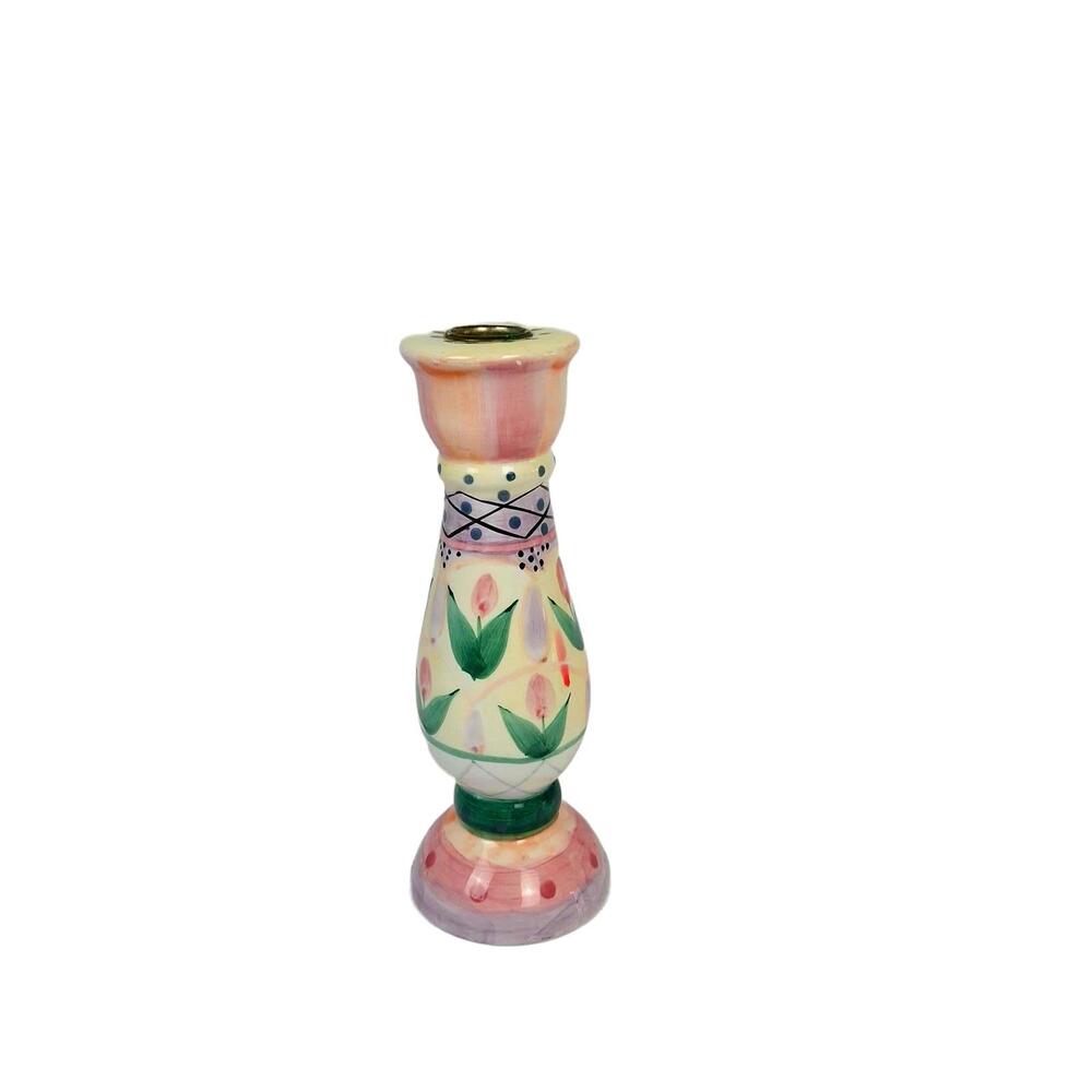 VTG Tulip‎ By Cardinal Inc Candle Holder Taper Candle 8” Ashley Collection G5712